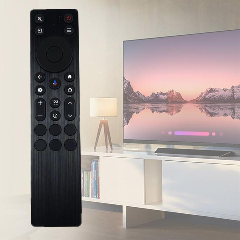 Intelligent TV Remote Voice Recognition Technology with Comfortable Grip Replacement Remotes Control Plastic Texture