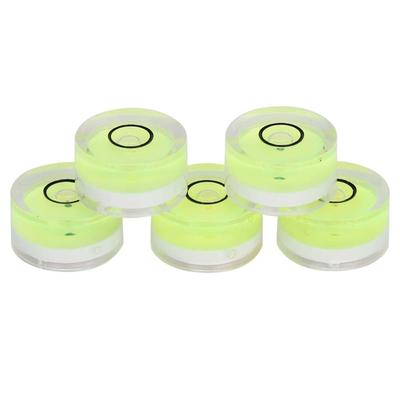 5 stuks 15 mm Diameter Meetinstrument Mini Rond Waterpasje voor Balansweegschaal