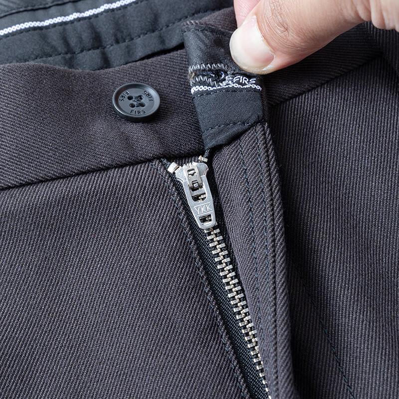 Мужские брюки FIRS из смесовой шерсти в стиле business casual, прямого кроя