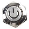 Power Button Switch DIY Equipment Green Metal Button