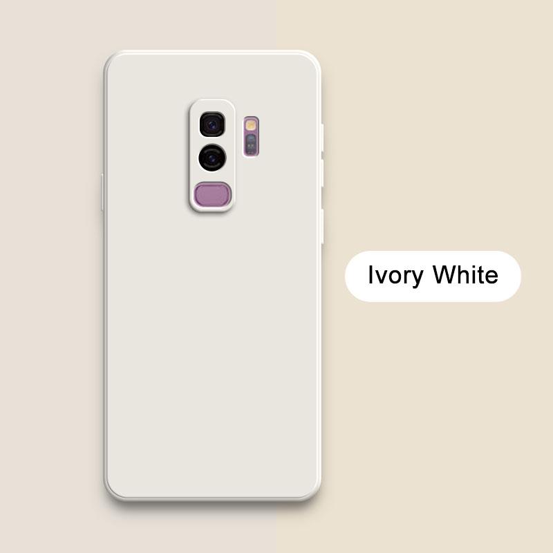 

Квадратный жидкий силиконовый чехол для задней крышки Samsung Galaxy S9 Plus, защитный мягкий противоударный чехол для камеры SamsungS9 S9Plus Funda Samsung S9 Plus