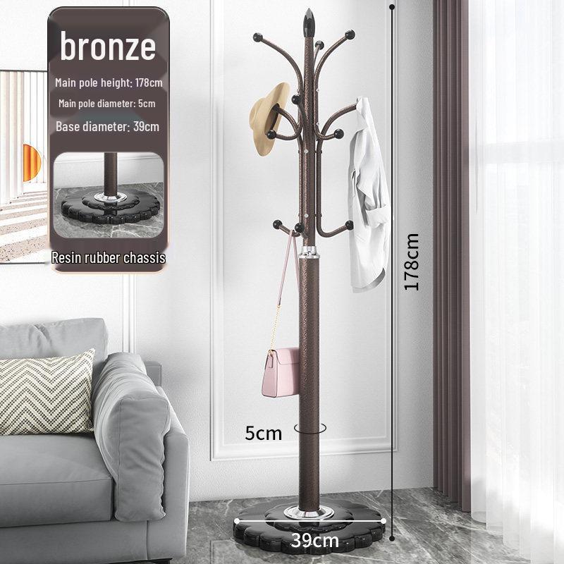 Modern Floor-Standing Coat and Clothes Rack for Bedroom or Living Room