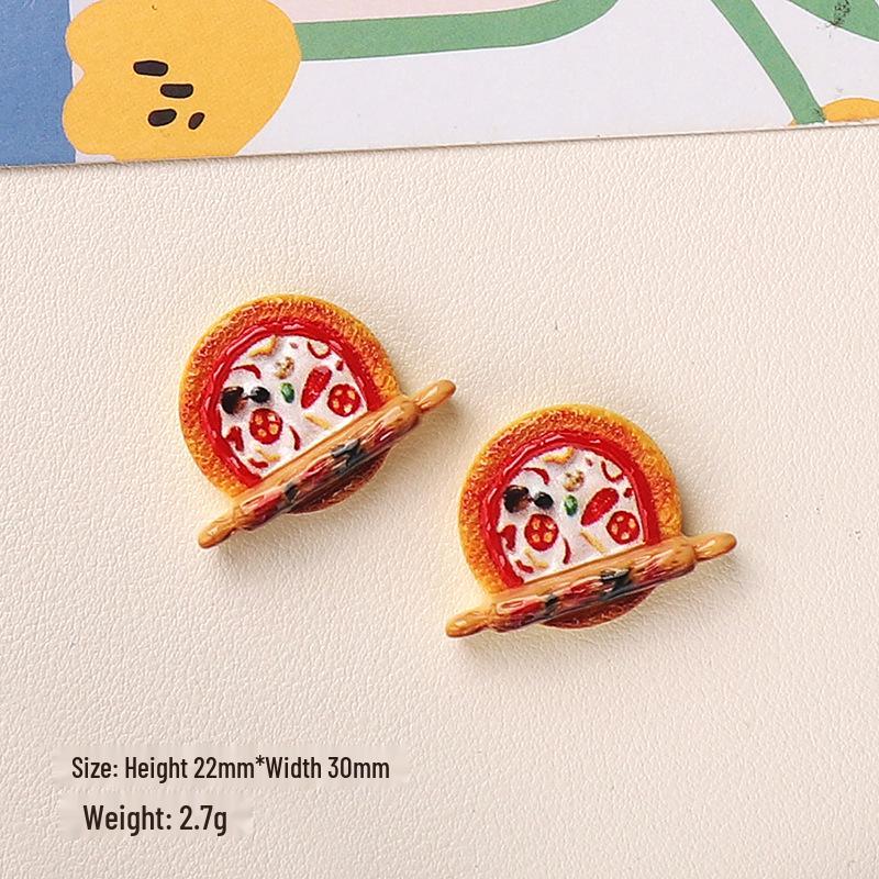 Cartoon DIY Resin Ornaments: Food Toys, Cream Glue, Hair Clips, Phone Cases, Shoe Buckles - 12 Styles