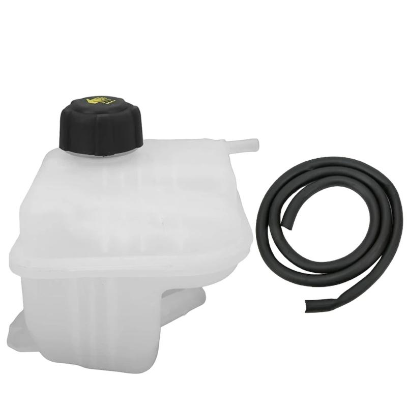 Plastic Overflow Reservoir Cooling Water Tank Car Engine Coolant Expansion Pot with Cover for 2007-2013 Enduring