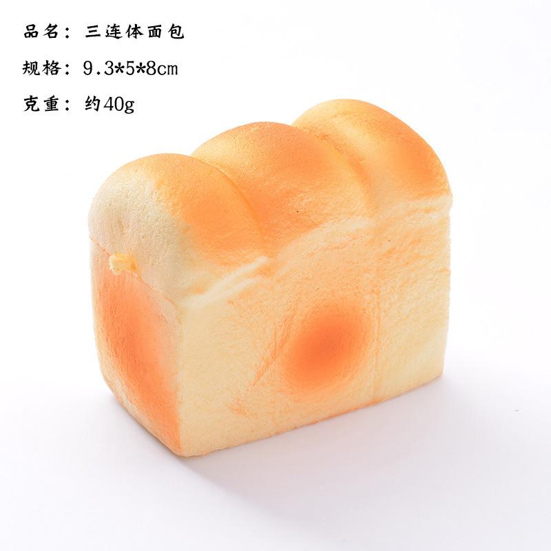 Pane Artificiale Sollievo dalla Pressione Impastare Sollievo dallo Stress giocattolo Cibo Finto Accessorio per Fotografia Modello per Vetrine e Armadietti fidget toy regali