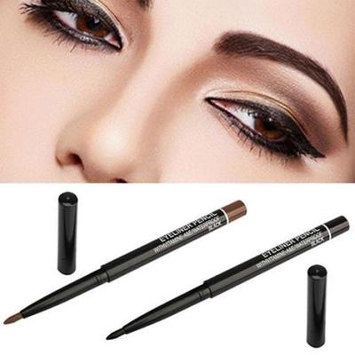 Eyeliner-Stift, wasserfest, rotierende Gel-Creme, Schwarz + Braun, Eyeliner-Stift, Make-up, Kosmetik