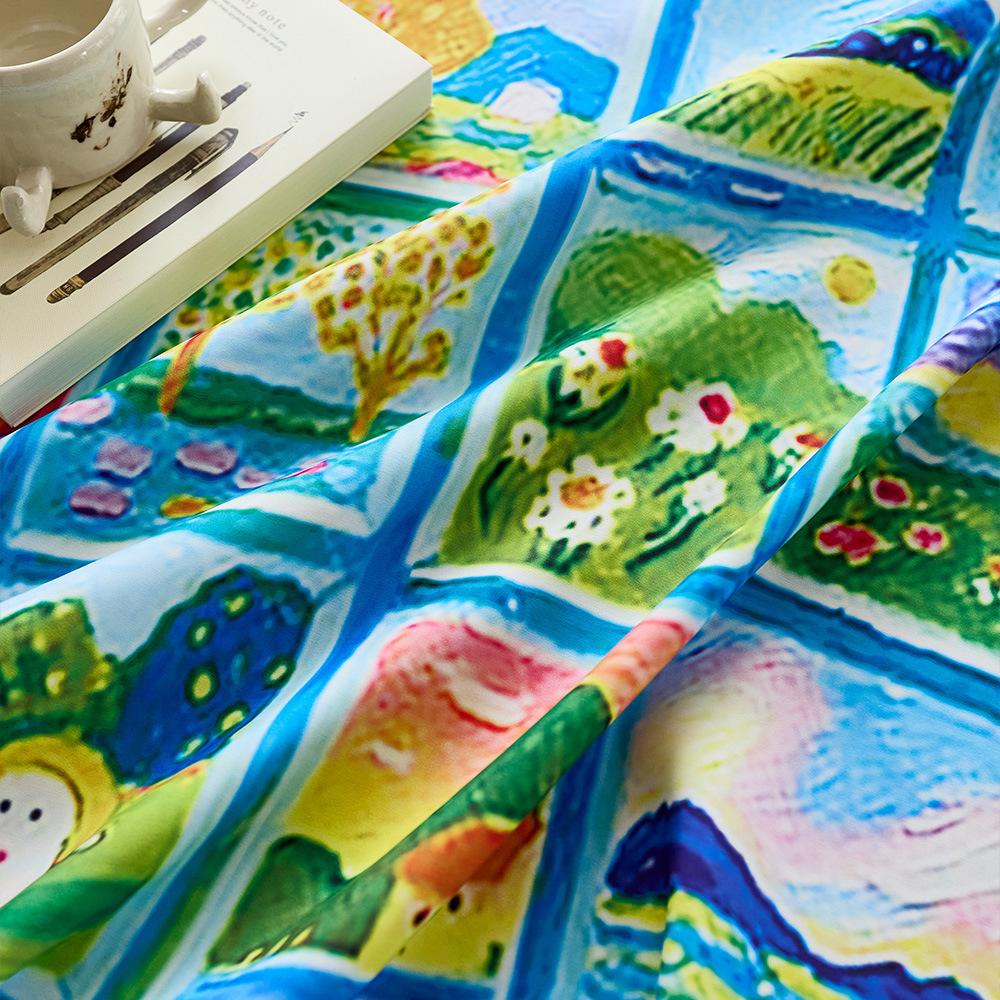 Dopamine Table Cloth Waterproof Tablecloth Light Luxury High-End Cover Cloth Coffee Table Tablecloth