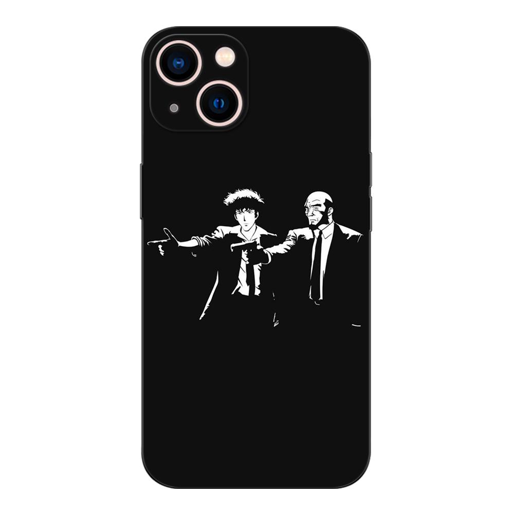 Černé TPU pouzdro pro Samsung Galaxy F23 M12 M22 M23 M32 4G M52 5G M30S M21 Space Cowboy Bebop