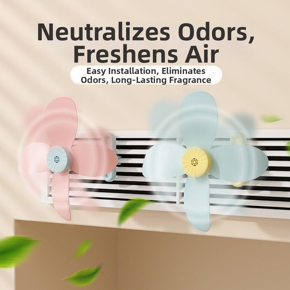 1/3Pcs Windmill Shaped Air Conditioning Ventilator Wall Mounted Air Conditioner Windshield For Home