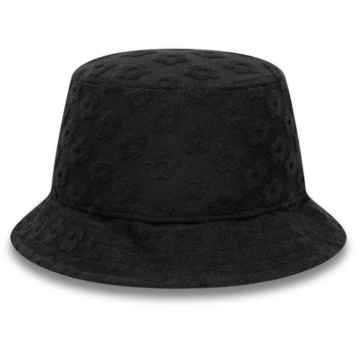 New Era Adventure Femme Bucket Hat - TOWELLING noir
