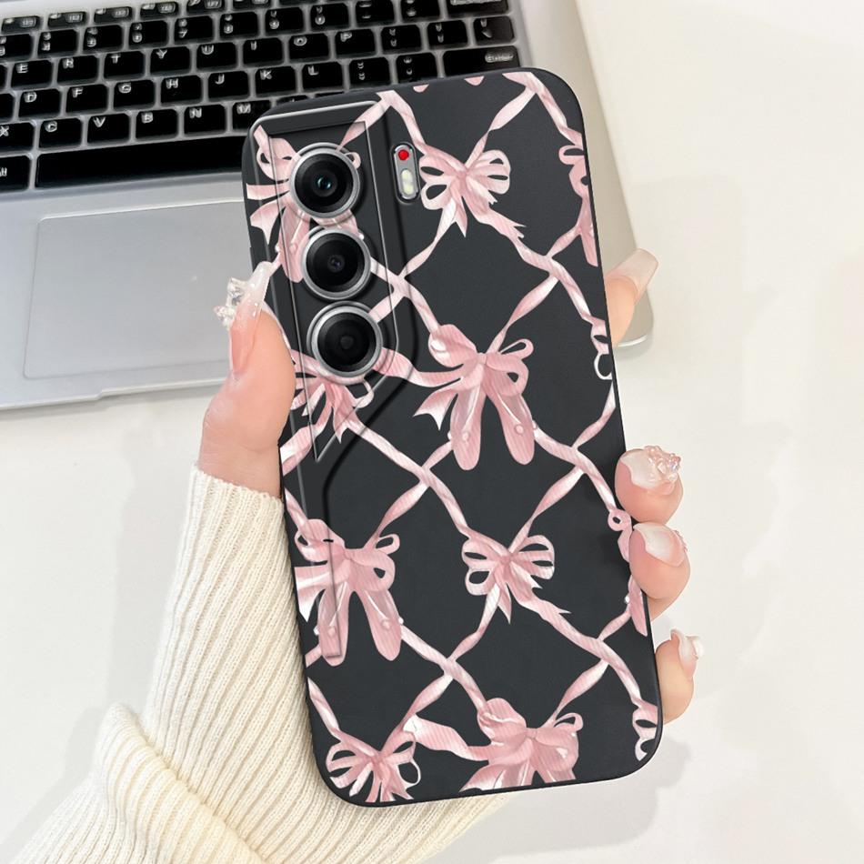 For Tecno Camon 40 Pro 4G Camon40 CM5 CM6 Elegant Butterfly Floral Phone Case For Camon 40 40Pro 4G Soft Silicone Cases Bumpers