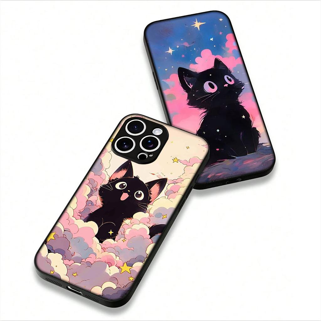 For Xiaomi Poco X7 X6 X5 F7 F6 F8 Ultra F5 M6 M7 M8 Pro C85 C75 C65 C71 C61 Phone Cover Case Cartoon Kitten Cat Meow