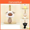 Adorable Plush Cat Keychain Cute Soft Stuffed Animal Bag Charm For Couples In Multiple Colors
