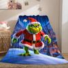 Christmas Gift Comedy Movie How the Grinch Stole Christmas blanket home warming, four season bed decoration sofa cover flannel throwing blanket K23