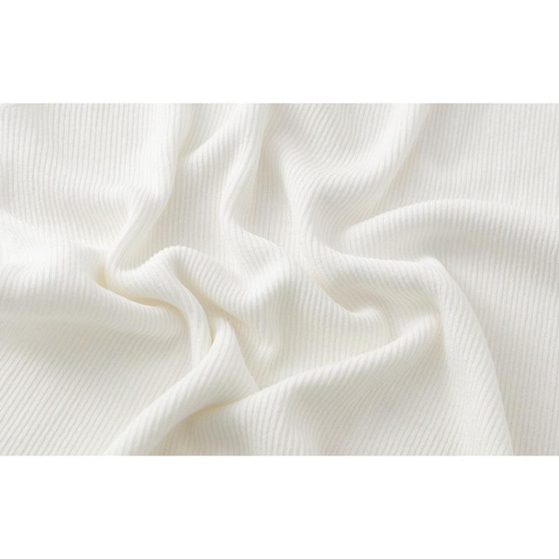 Women's Knitted Vest In Summer Style Paired with A Strapless Square-neck Sleeveless Top