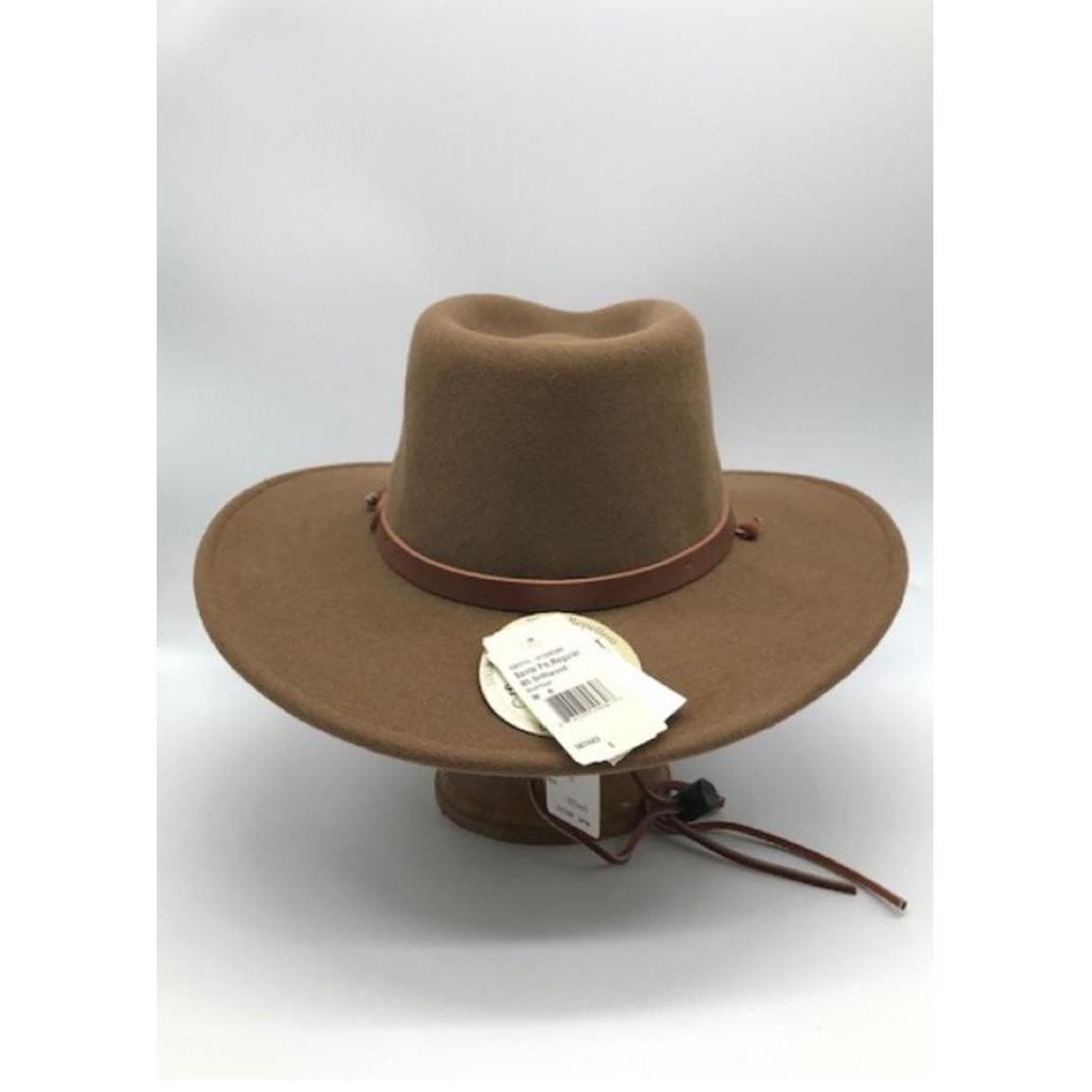 Used Brand new unused Stetson hat brown made in USA STETSON