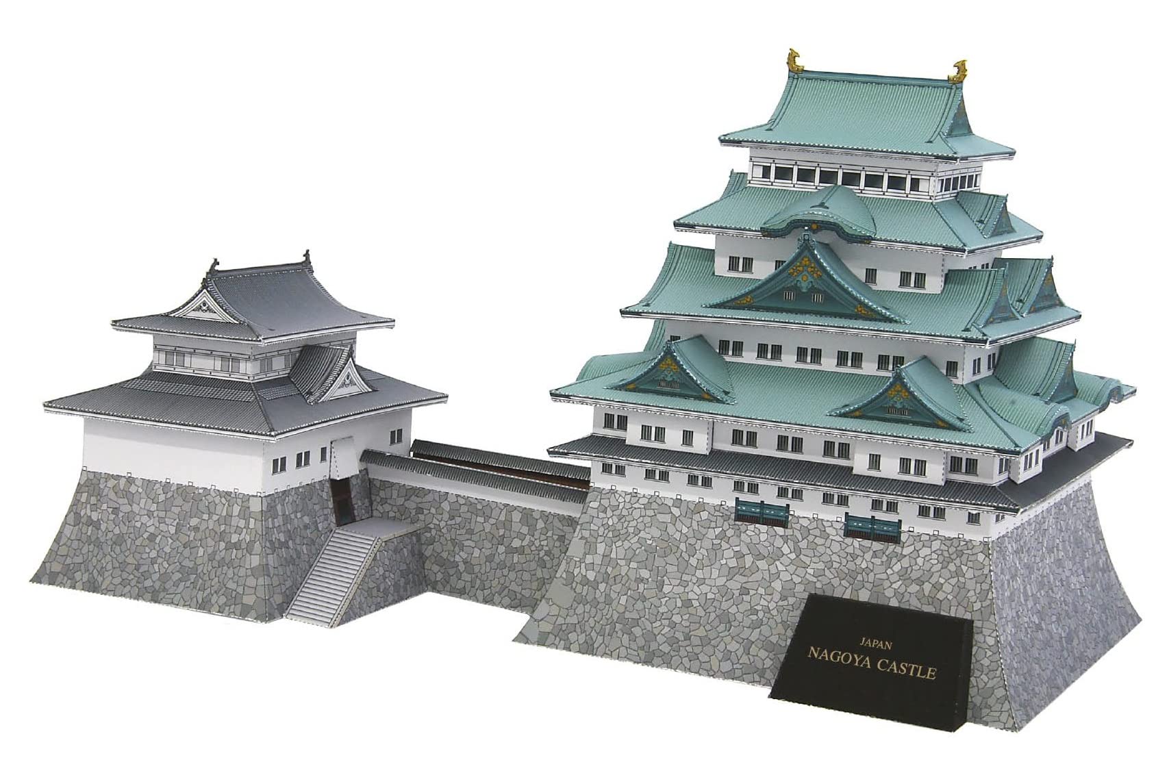 

3D Assembly Model Paper Craft World Historical Buildings (Nagoya Castle)