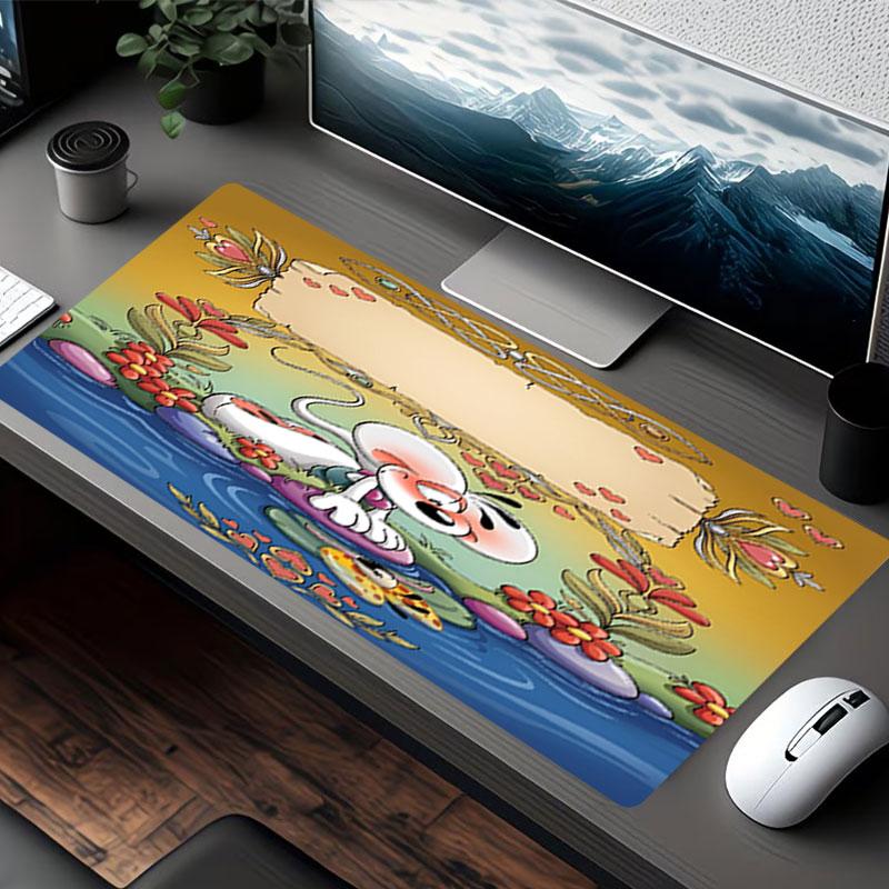 Diddl Print Mouse Pad, for Keyboard Pad Laptop PC Mat for Office Home Use, Desk Decor, Perfect Birthday Gift for Gamers