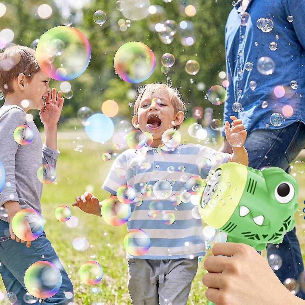 Seifenblasenmaschine Automatisches Seifenblasenspielzeug Elektrisches Tier Musik Leuchtende Seifenblasenstabmaschine Bubbl