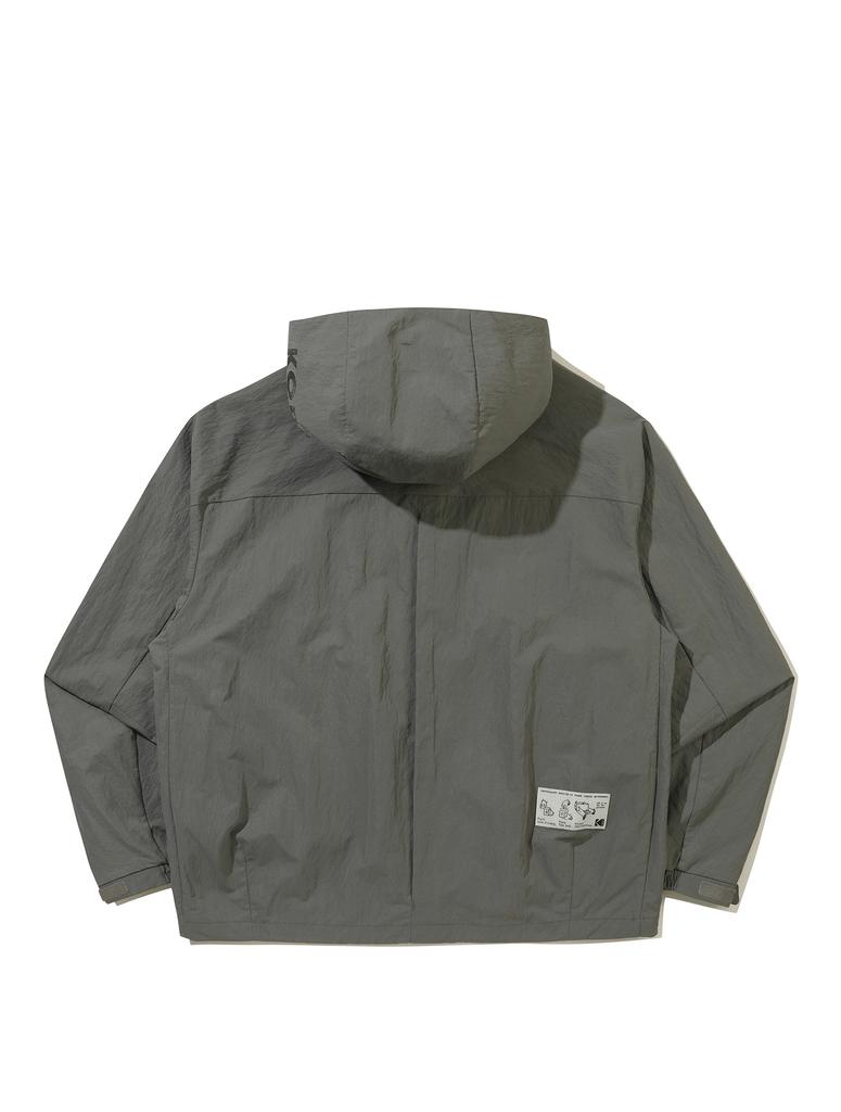 KODAK Essential Hooded Jacket Charcoal