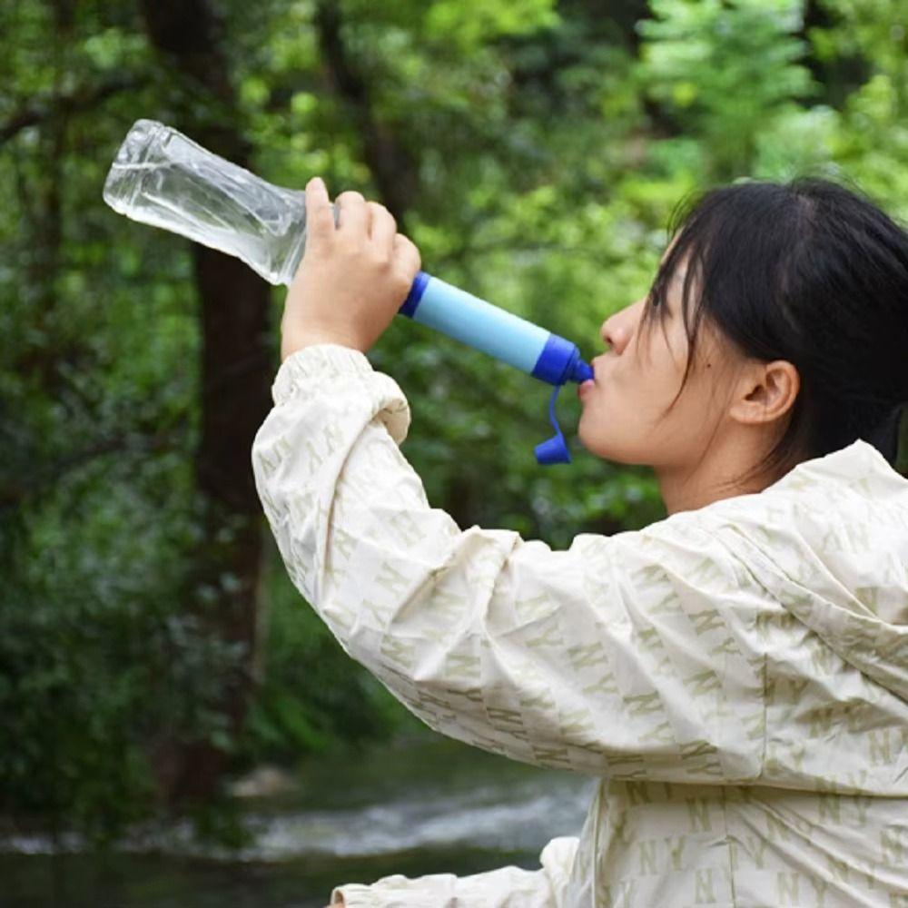 Straw Purification Water Filter Purifier Drinking Water Filtering Straw Mountain Climbing