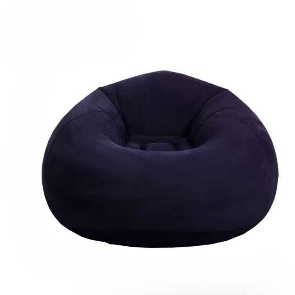 Soybean Bag Chair, Inflatable Sofa Chair, Soft, Comfortable,  Lazy Seat, Tatami Chair, Lazy Sofa, Circular Single Sofa