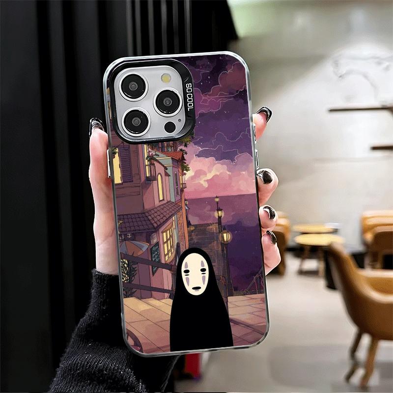 Anime GIBI S-Susuwataris Cute Soft Phone Case for iPhone 15 16 17 Pro Max 17Air 16E 14 Plus 13 12 Mini Shockproof Cover Back She