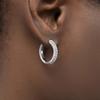 Trend Wang Jiaer Same Earrings Men'S Hip-Hop Personality Versatile Zircon Full Diamond Earrings High-End Earrings Women