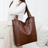 Women's Tote Bag Middle-Aged Soft Leather Large Capacity Shoulder Bag Underarm Bag