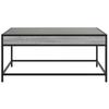 Infinity LED Coffee Table in Grey Sonoma 90 x 50 x 41 cm