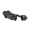 Conector de Soquete Redondo de 12V com 3 Pinos para Reboque Ajuste Universal Plugue de Alimentação para Acessórios de Reboque de Motorhome de Viagem Frete Grátis