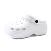 Height-increasing thick-soled hole shoes women's summer slippers, versatile EVA non-slip, breathable, wear-resistant