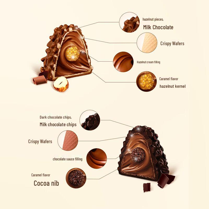 GODIVA Caixa de Presente de Chocolate Praliné de Nozes