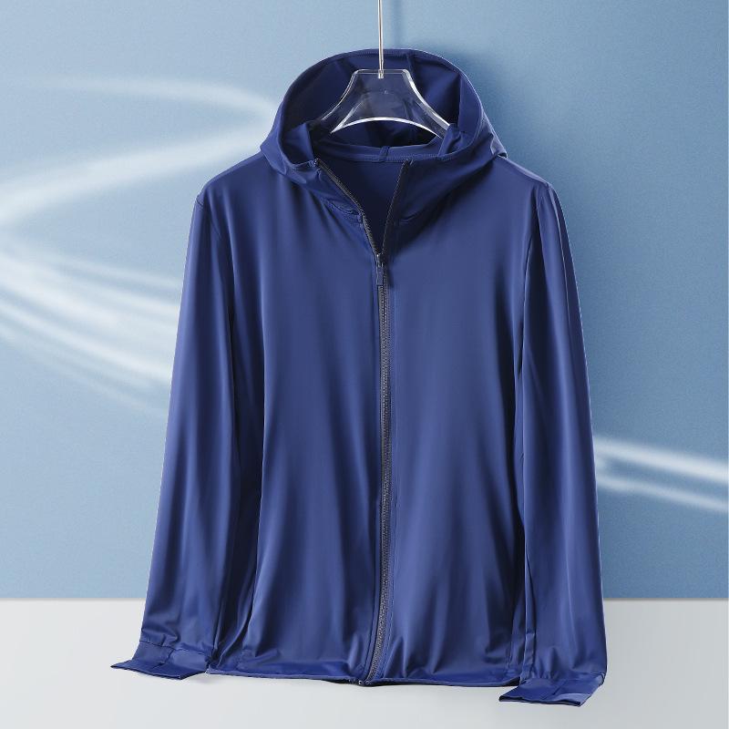 Ice Silk Sun Protection Jacket for Men & Women – Lightweight, Breathable, Trendy Outdoor Skin Coat for Cycling & Fishing.