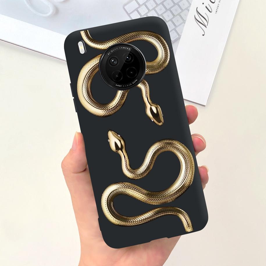 

For Huawei Y9a 2020 Silicone Case FRL-22 FRL-23 Cute Astronaut Love Heart Slim Soft TPU Phone Case on Huawei Nova Y9a Y 9A Cover Huawei Y9a