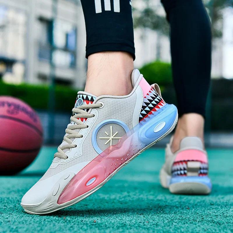 Neue hochwertige Basketballschuhe Stoßdämpfung Leichtgewicht Rebound Jugend Low-Top Wade Way Basketballschuhe
