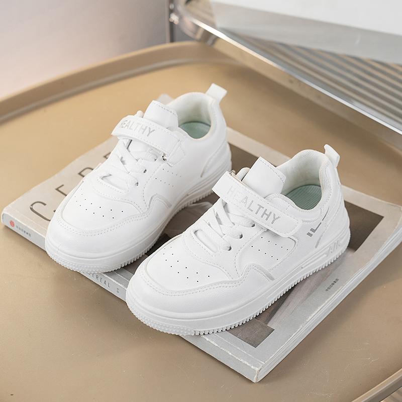 

Детская мода с низким верхом, дышащая обувь для скейтбординга, детская, студенческая, симпатичная спортивная обувь, удобные кроссовки для мальчиков и девочек 27 белый