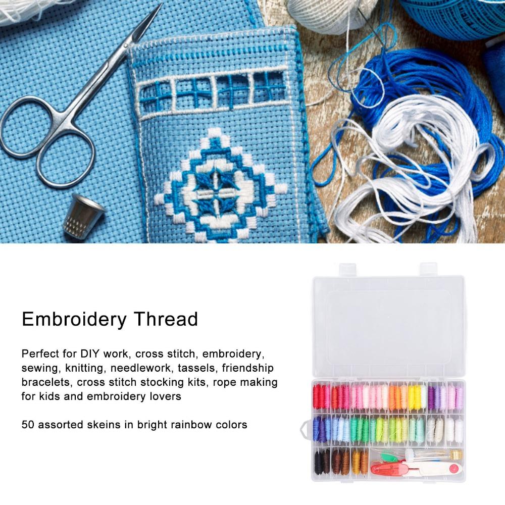 Organizer Storage Cross Stitch Thread Bobbins Embroidery Kit Embroidery Floss Set  Crafts