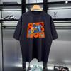 Summer New Style Heavyweight Pure Cotton Shortsleeved Tshirt Mens and Womens Luxury European Goods Highquality Product