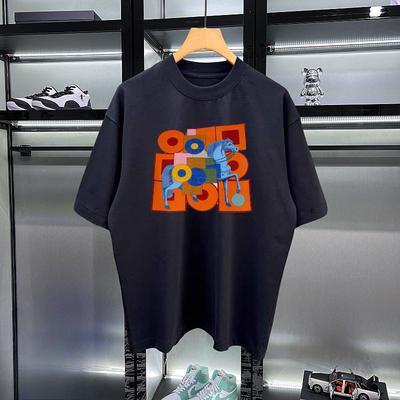 Sommer Neuer Stil Schweres Reines Baumwoll Kurzarm-T-Shirt Herren und Damen Luxus Europäische Waren Hochwertiges Produkt