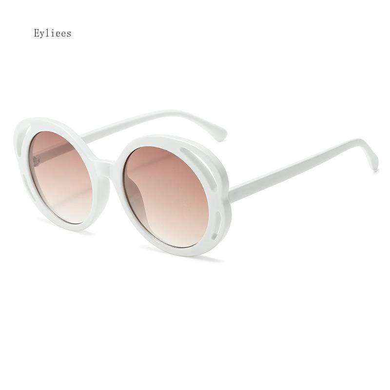 New in Fashionable Women's Vintage Camellia Sunglasses Large Frame Pattern Unique Style European American Popularity gafas