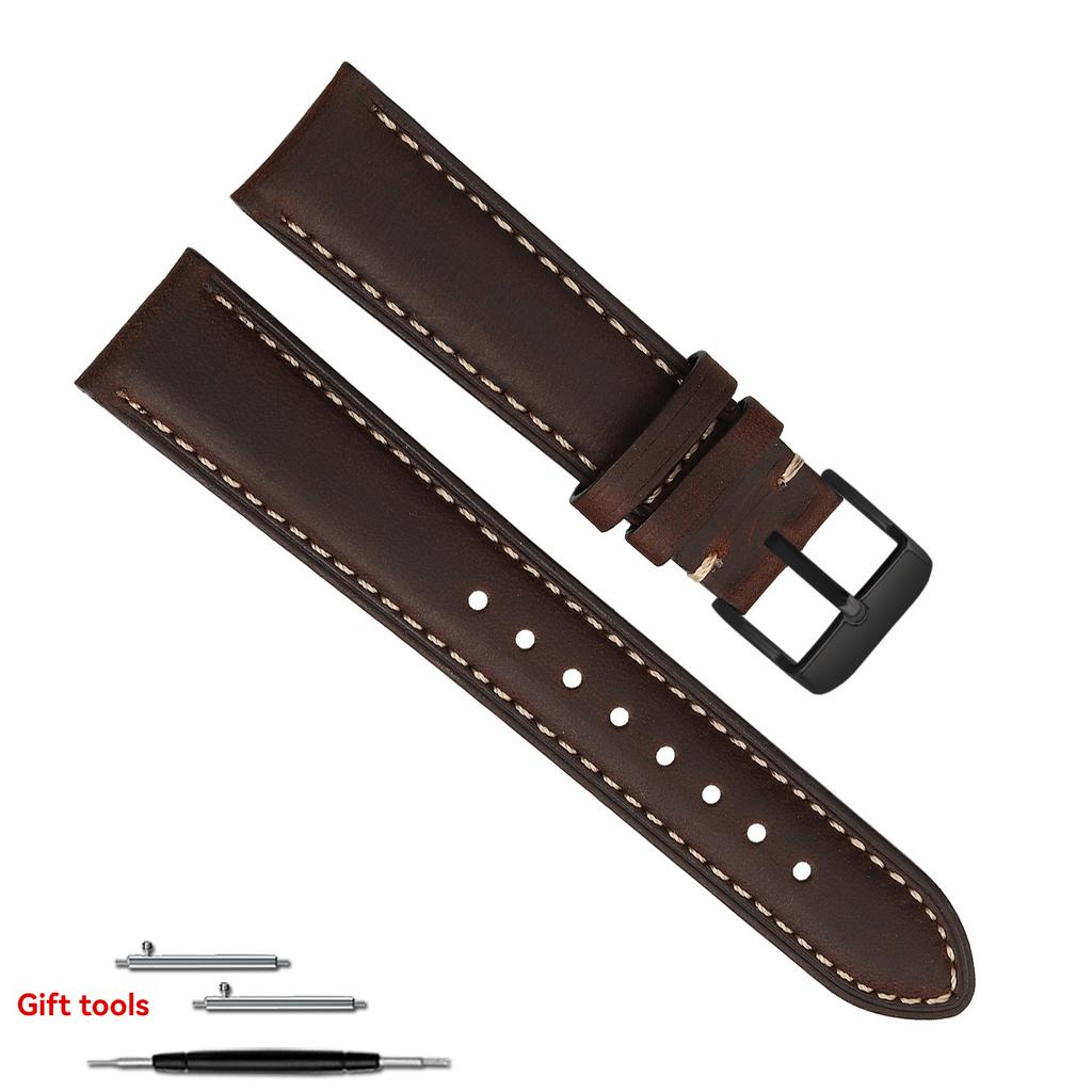 XL Extended Lenght 140+90mm Vintage Watch Strap 22mm 24mm for Panerai SElKO Casio Lengthening and Thickening Men's Watch Band