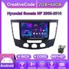 Android Car-Play Car Radio For Hyundai Sonata NF 2008-2010 Multimedia Player Head Unit Stereo GPS Navigation BT WIFI,2+64GB