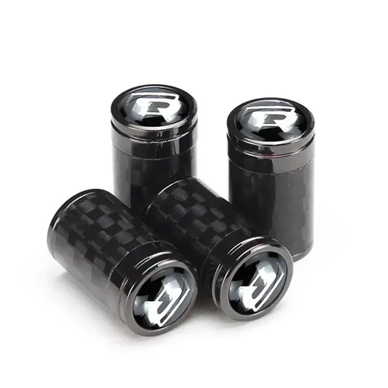 New 4pcs Car Wheel Valve Caps for Volkswagen Passat Tiguan Golf Bora Jetta Beetle Scirocco Sharan Sagitar Tire Dust Cover S