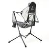 Swing Outdoor Reclining Adjustable Pillow Outdoor Weight Capacity 136kg FAL.CO Chair, Chair, Hammock, Foldable, Height, Use, (Gray)