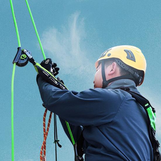 10.5MM 1M Horolezecké lano 25kN Venkovní Skalní lezení Pletené Statické lano Vysoká zátěž Slaňování Práce ve výškách Záchranné lano Horolezecké vybavení