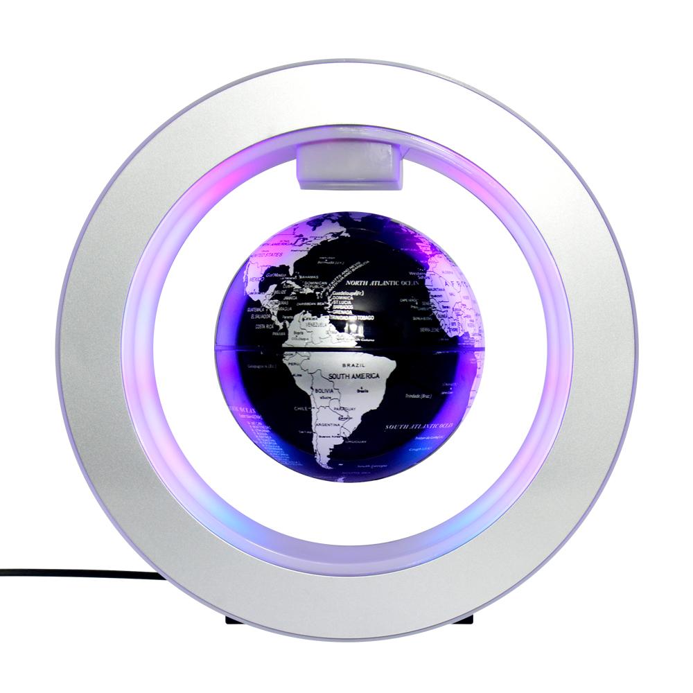 Hot Sale Magnetic Floating World Map Globe Levitating Magnetic Globe Rotating Levtation Globes
