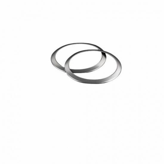 Cover Trim Inner Door Speaker Ring Horn For BMW X1 E84 2010-2015 Silver Titanium
