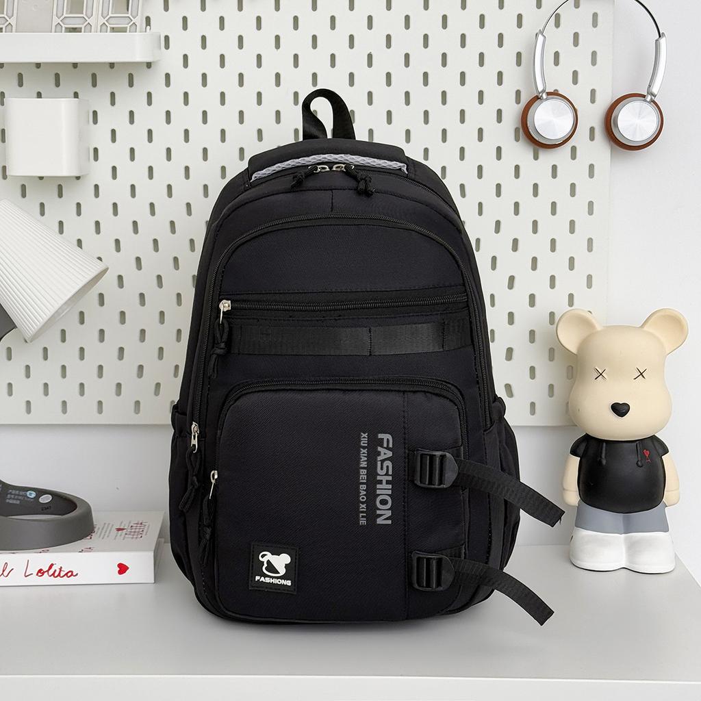 Schoolbag New Ins Trendy Fashion Lightweight Versatile Durable Large-capacity Schoolbag Junior High School Student College Student Backpack