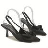 Baotou Sandals Women Sandals High Heels Bow Pointed Head Shallow Mouth Thin Heel Back Trip Strap Single Shoes Women